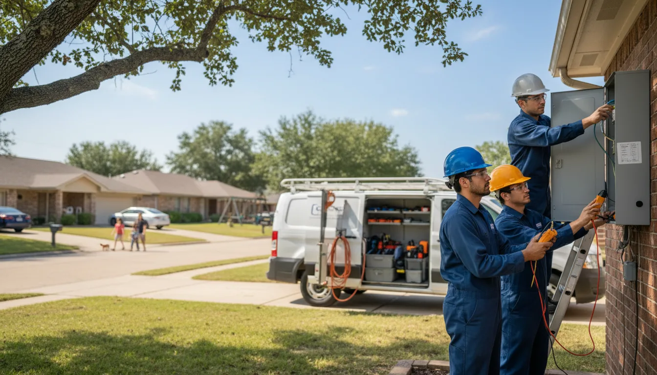 Certified electrician providing emergency electrical services in Gene Autry, OK